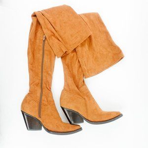 Over-the-Knee Suede Boots
